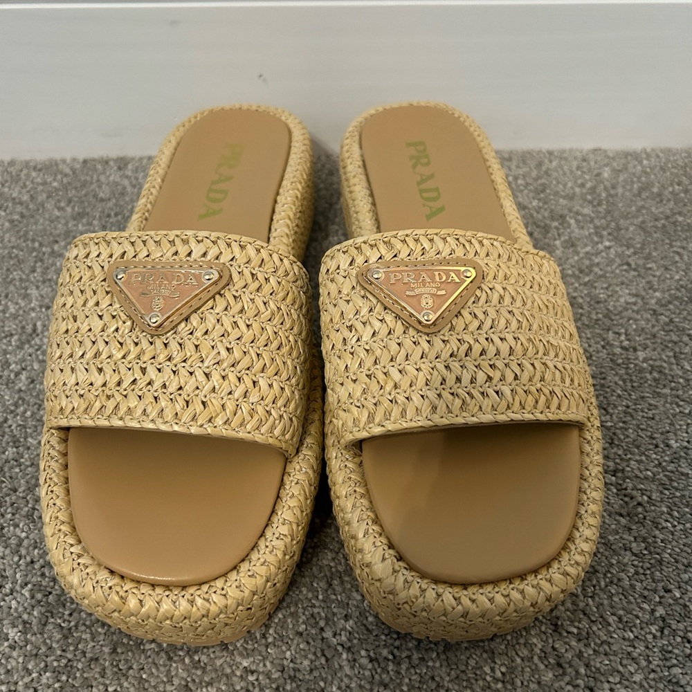 BRAND NEW fake Prada sandals size 8.5